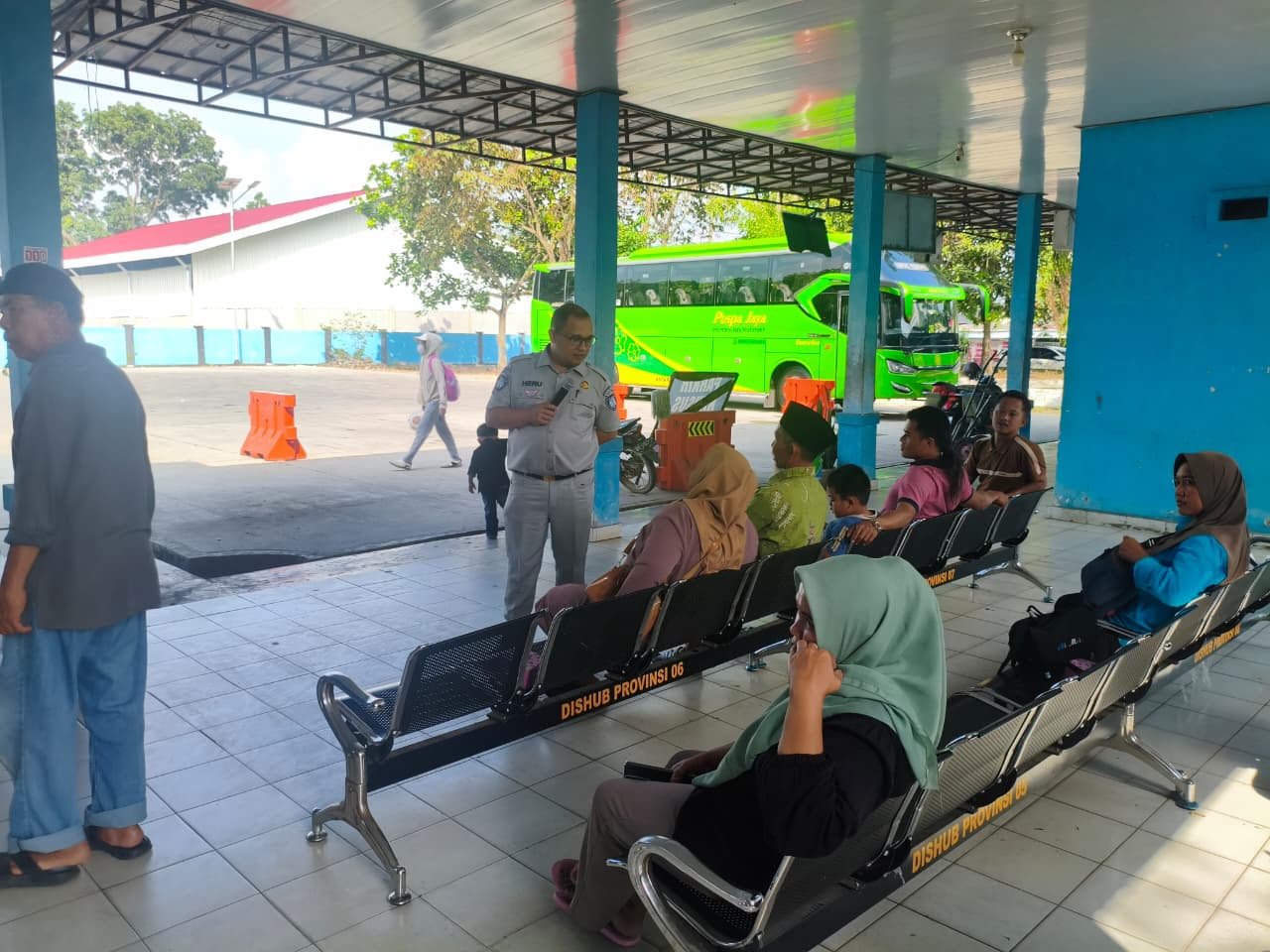 Jasa Raharja Cabang Metro Gelar Safety Campaign, PPGD, dan MUKL di Terminal Mulyojati