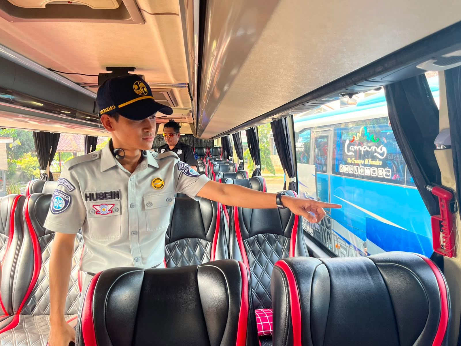 Gelar Ramp Check Bersama BPTD Kelas II Lampung, Jasa Raharja Lampung Dukung Keselamatan Angkutan Umum