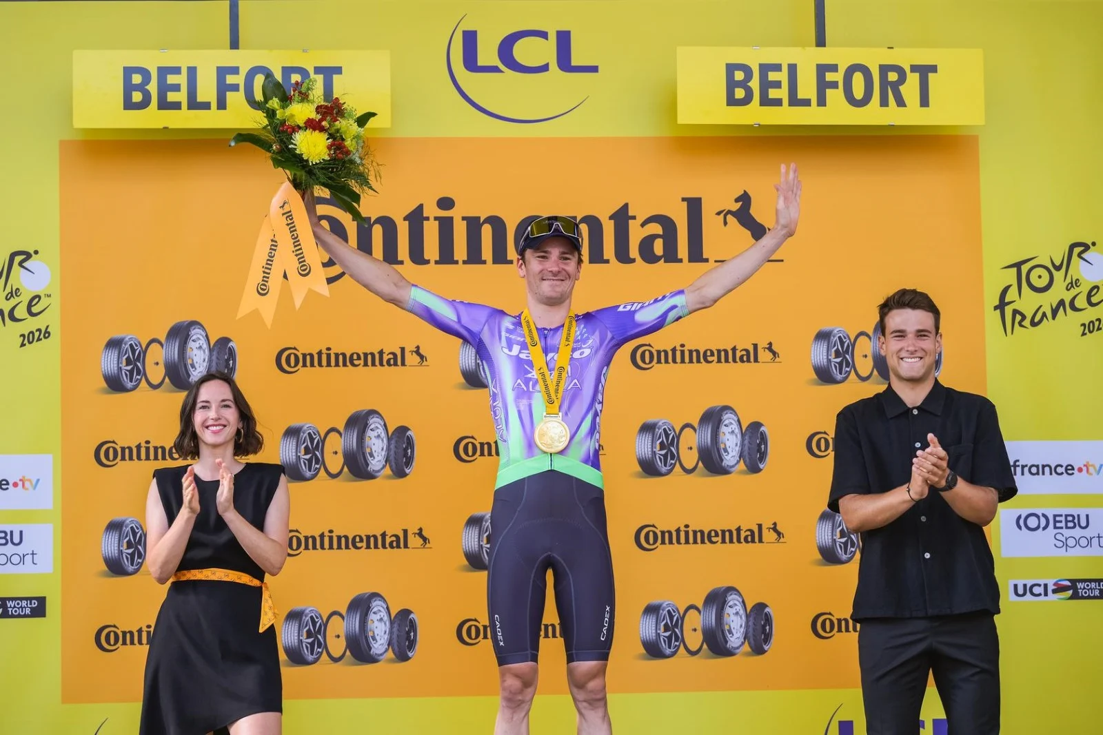 Schmid Rebut Kemenangan Etape Terpanjang Tour de France 2026 di Belfort