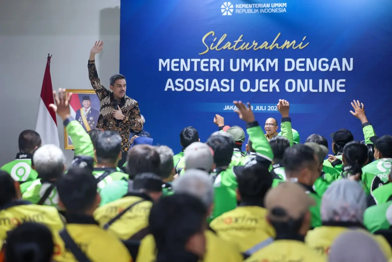 Menteri UMKM: Mayoritas Ojol Pilih Berstatus Pengusaha Mikro daripada Pekerja