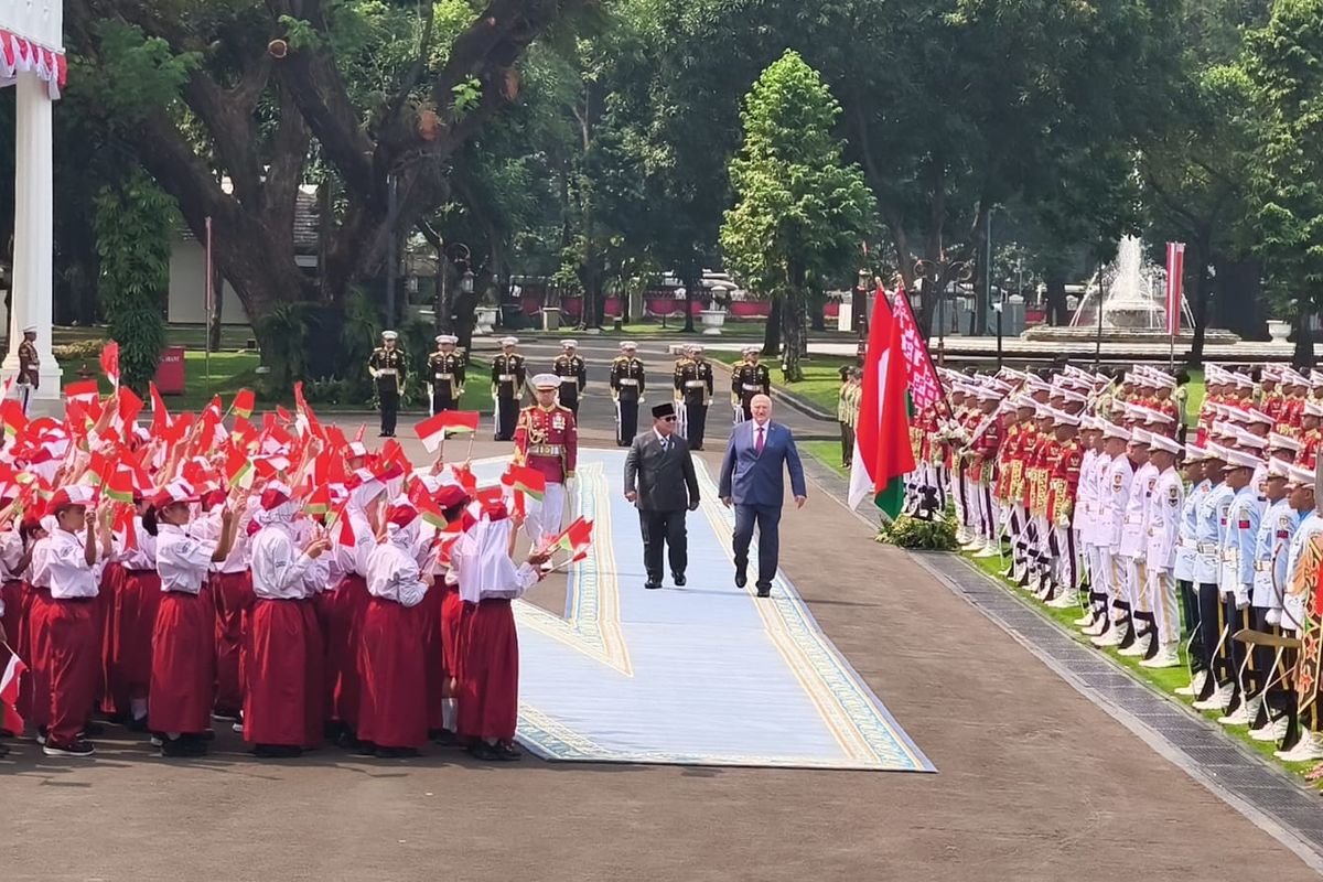 Indonesia dan Belarus Perkuat Hubungan, Prabowo Terima Kunjungan Lukashenko