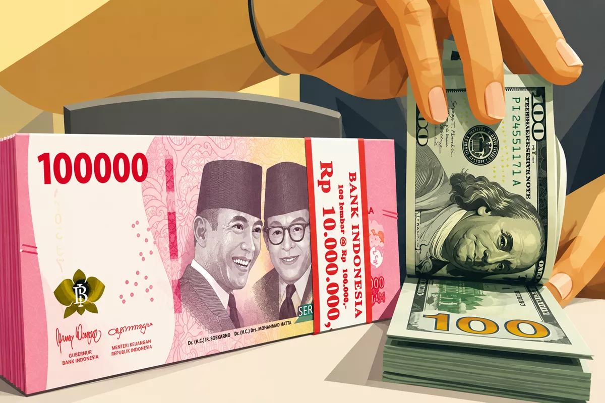 Kurs Rupiah Terkoreksi 29 Poin, Sentuh Rp17.992 per Dolar AS