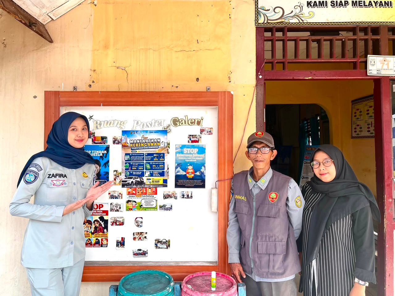 UPTD Wilayah I Samsat Bandar Lampung Gencarkan Sosialisasi Program Keringanan PKB dan Pendataan Kendaraan Menunggak