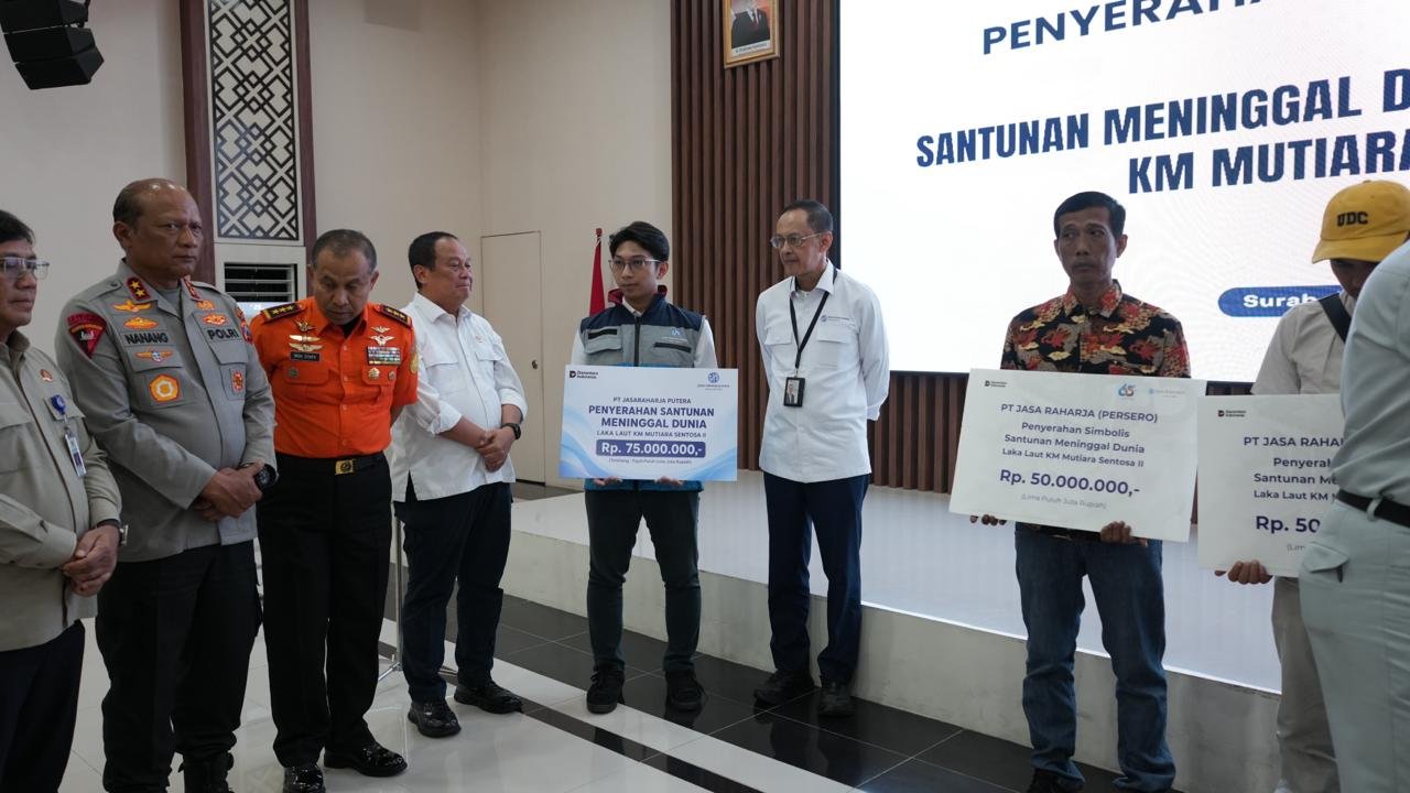 Direktur Utama Jasaraharja Putera Tinjau Langsung Penanganan Korban Kebakaran KMP Mutiara Sentosa II dan Serahkan Santunan Klaim, Pastikan Perlindungan Korban Berjalan Optimal