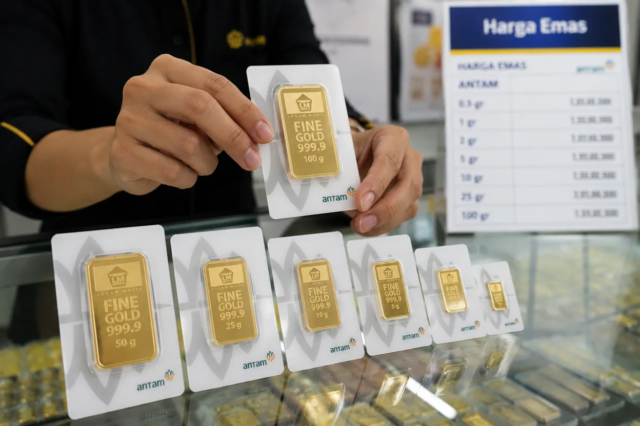 Harga Emas Antam Hari Ini Naik Rp20.000, Tembus Rp2,71 Juta per Gram