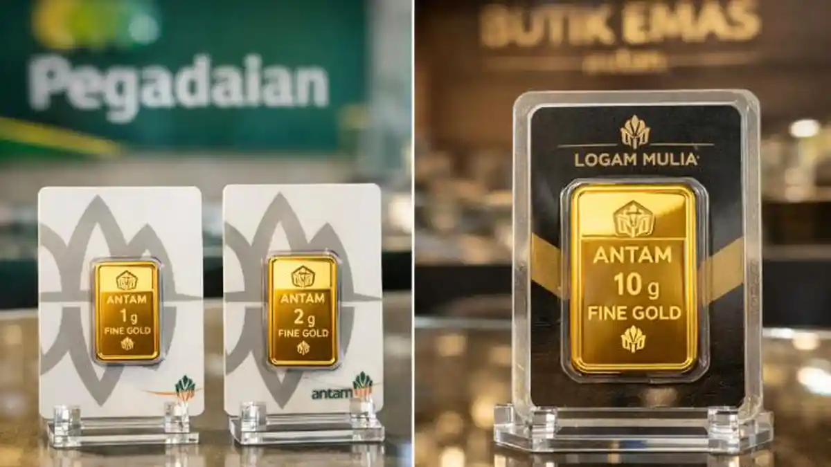 Daftar Harga Emas Antam, UBS, dan Galeri24 di Pegadaian Senin 3 Agustus 2026