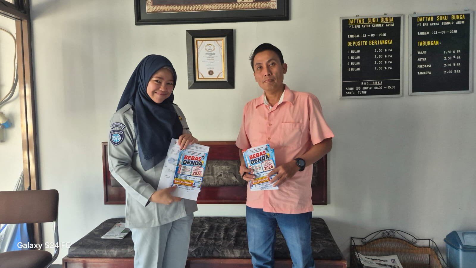Jasa Raharja Tingkatkan Akurasi Data Kendaraan melalui SIGAP Gaspol di PT BPR Artha Sumber Arum