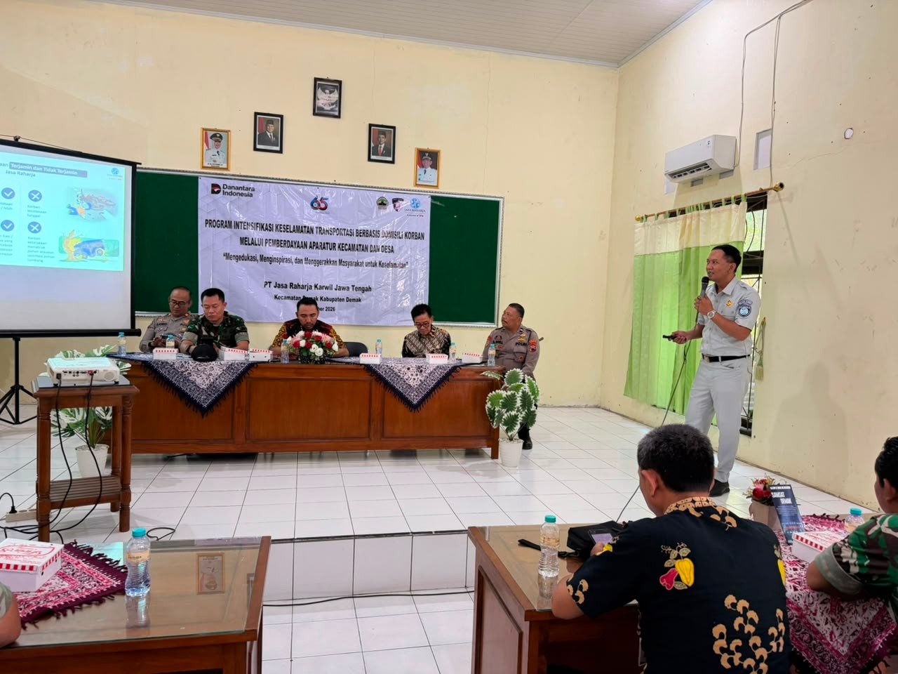 Jasa Raharja Demak Gelar Intensifikasi Keselamatan Lalu Lintas Berbasis Domisili di Kecamatan Demak