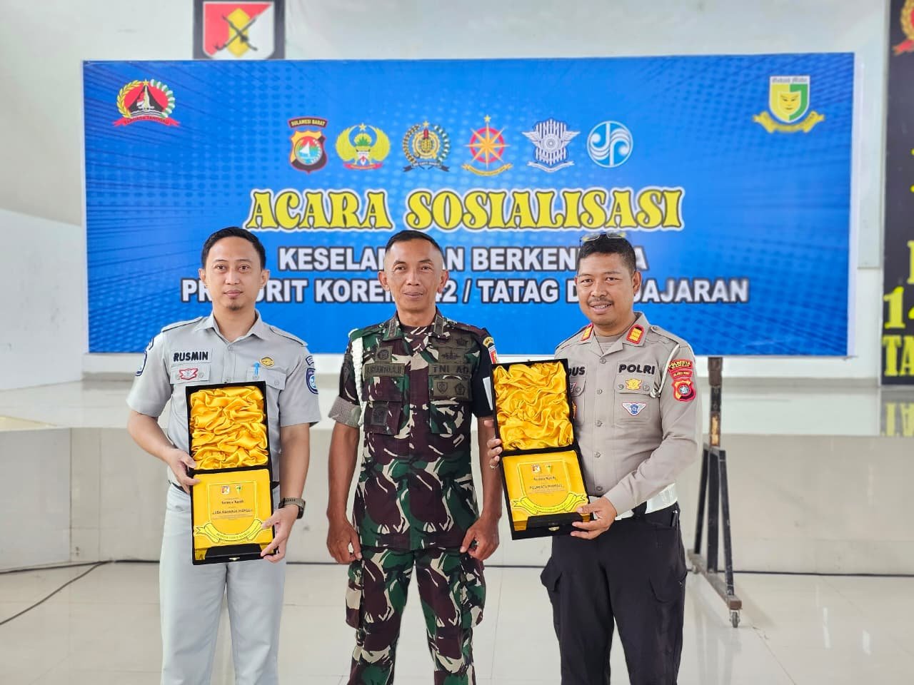 Jasa Raharja Mamuju Perkuat Edukasi Keselamatan Berkendara dan PPGD bagi Prajurit Korem 142/Tatag