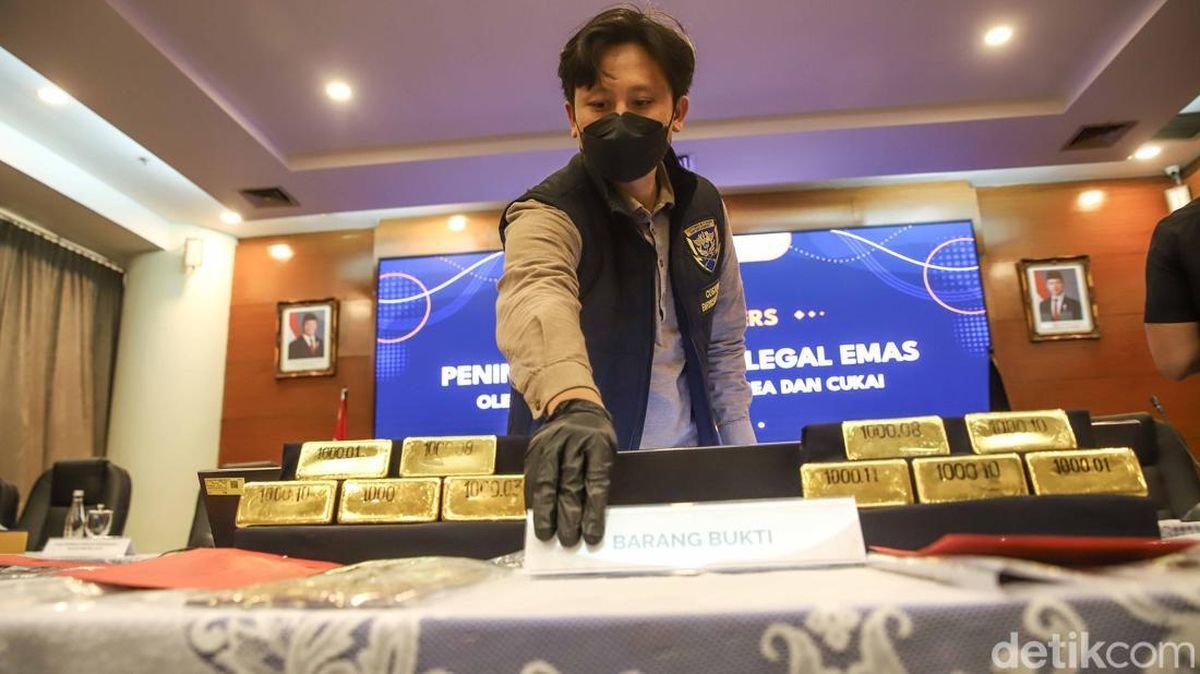 Bea Cukai Gagalkan Ekspor Ilegal 29 Kg Emas Senilai Rp73,3 Miliar