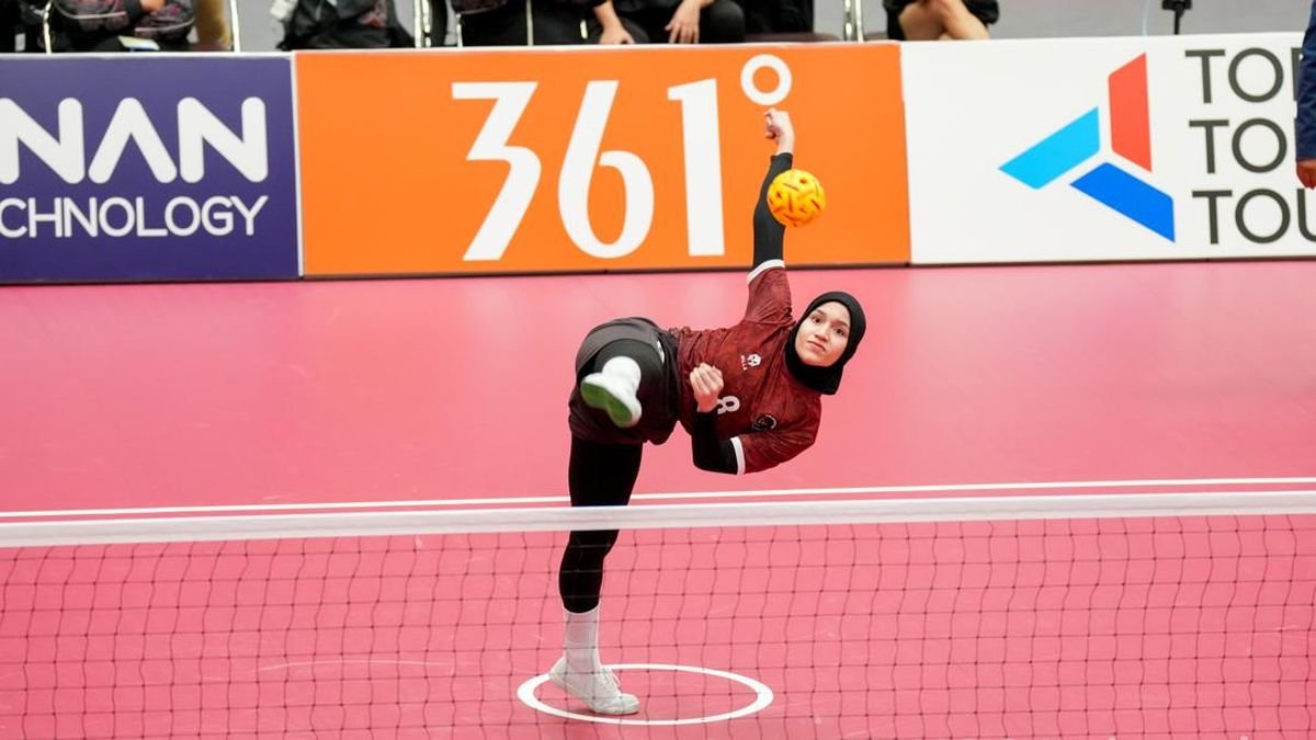Kalahkan Jepang 2-0, Indonesia Bawa Pulang Perunggu Sepak Takraw Putri