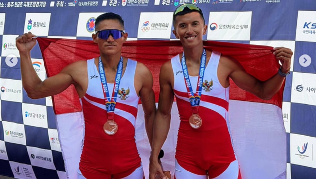 Dayung Indonesia Tambah Perak, Rafiq/Ali Finis Kedua di Asian Games 2026