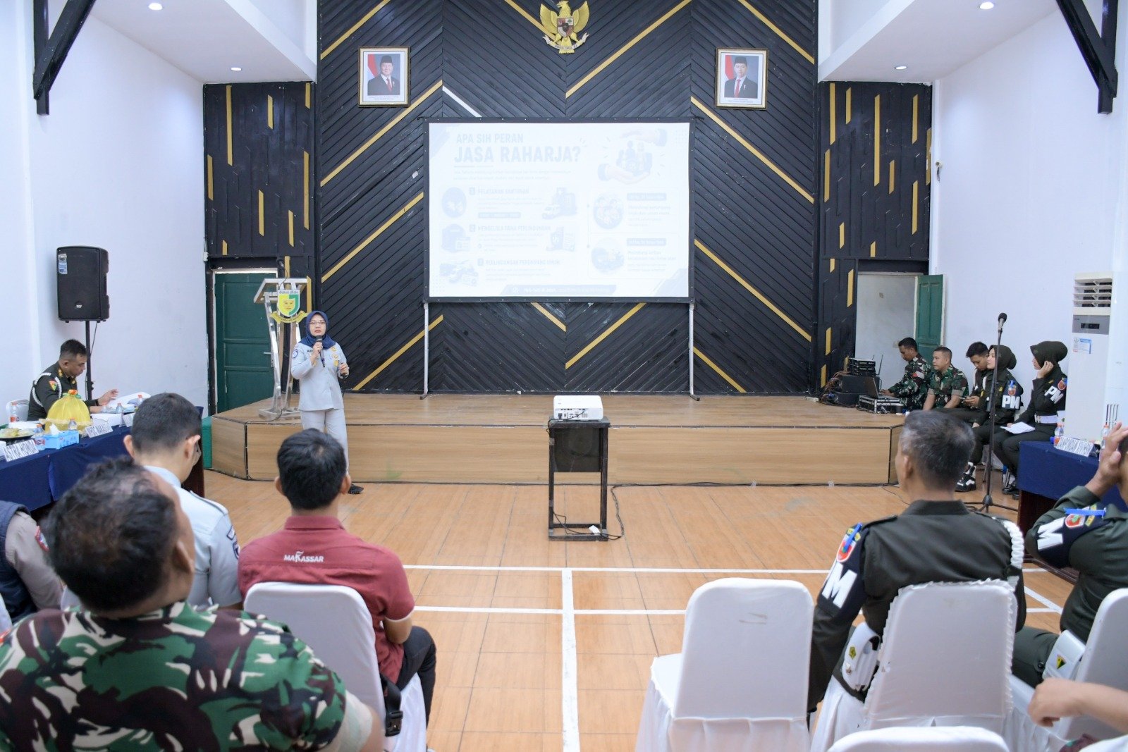 Jasa Raharja Sulsel Gelar Sosialisasi Safety Driving Bersama 200 Personel TNI AD di Mapomdam XIV/Hasanuddin