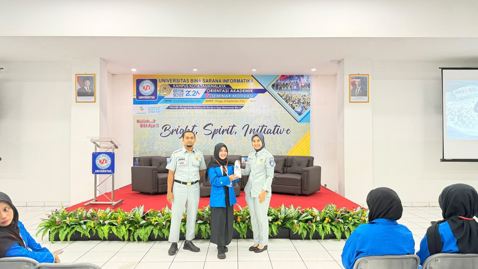 Jasa Raharja Sosialisasikan Keselamatan Transportasi kepada Mahasiswa Baru Universitas Bina Sarana Informatika Tasikmalaya