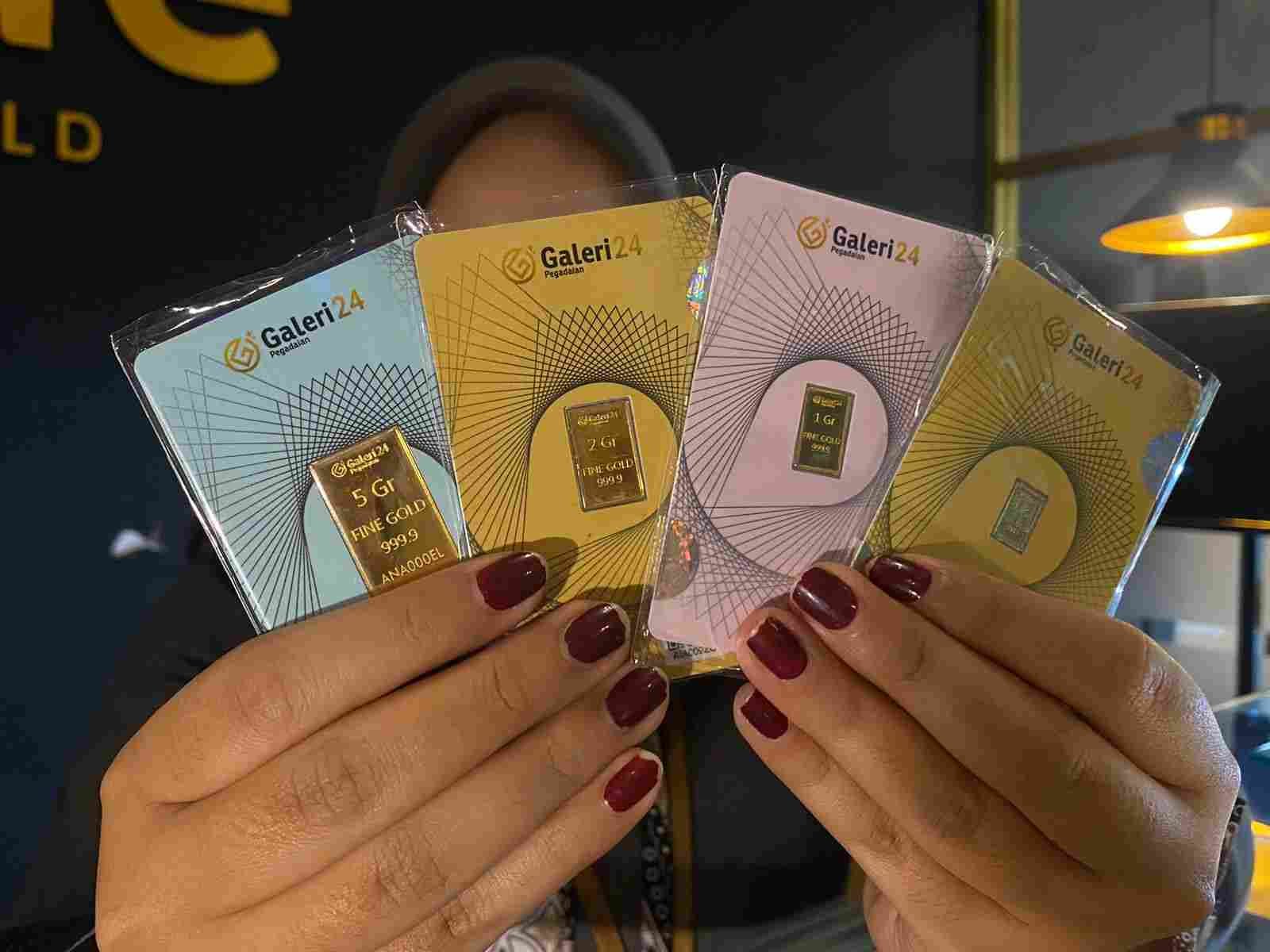 Harga Emas Galeri24 Turun Rp12.000, UBS Susut Rp11.000 per Gram