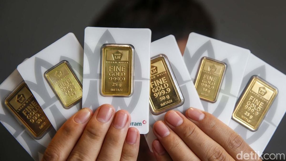 Harga Emas Antam Naik Rp31.000, Kini Rp2,67 Juta per Gram