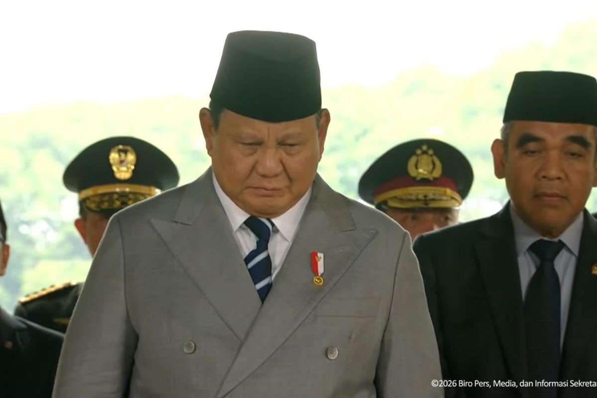 Prabowo Berdoa di Sumur Lubang Buaya untuk Mengenang Pahlawan Revolusi