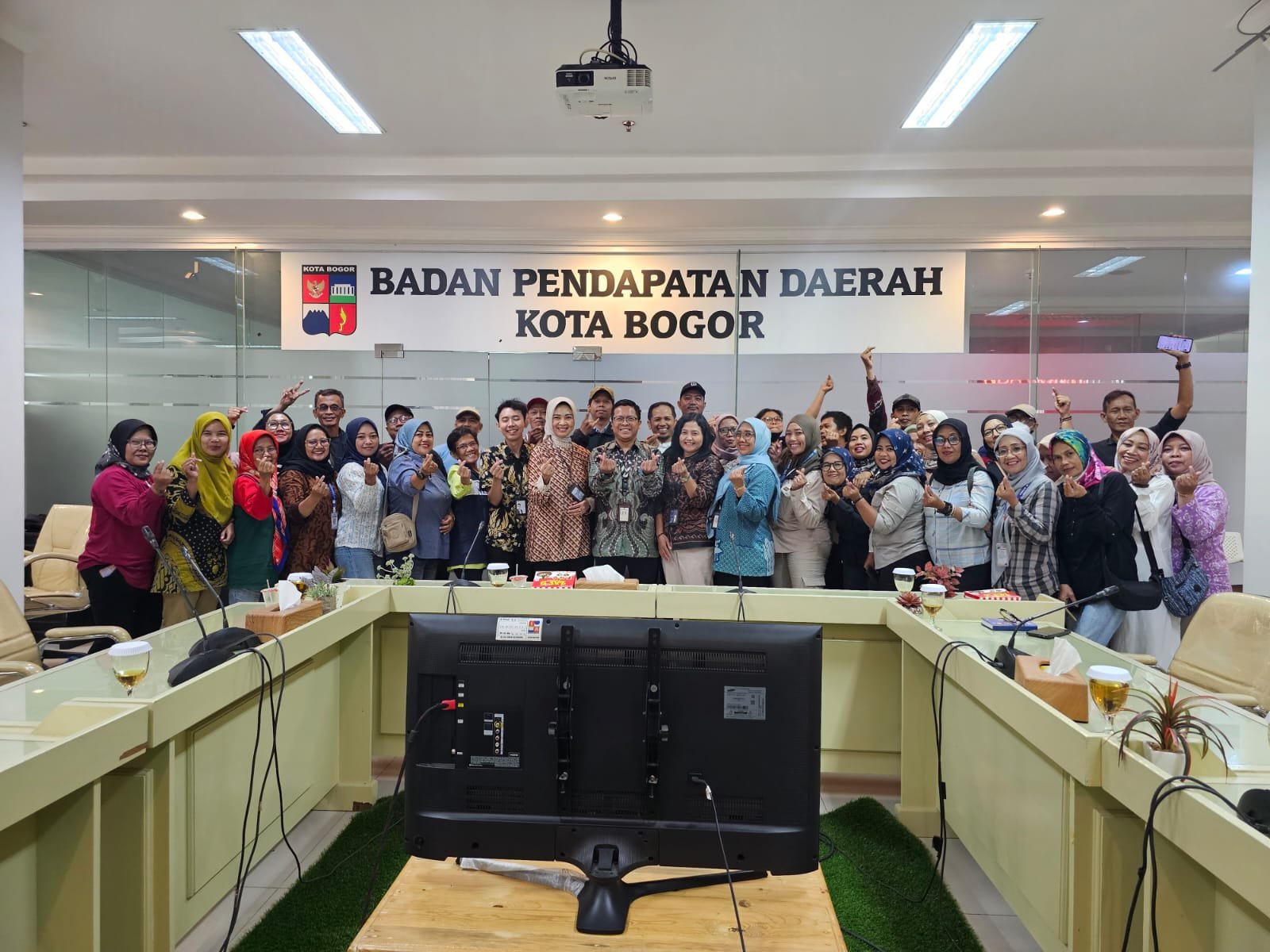 Jasa Raharja Bogor Sinergitas Optimalisasi Penelusuran KTMDU dan KBMDU melalui Rapat Evaluasi Samsat Kota Bogor